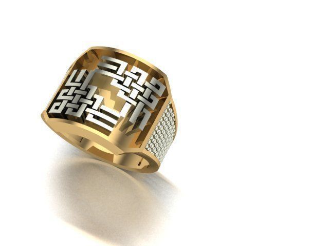 sintered man ring 3D print model