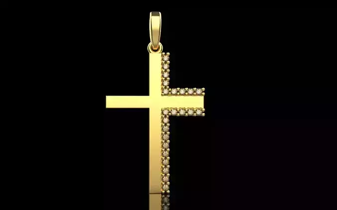 Cross with gems model 1421