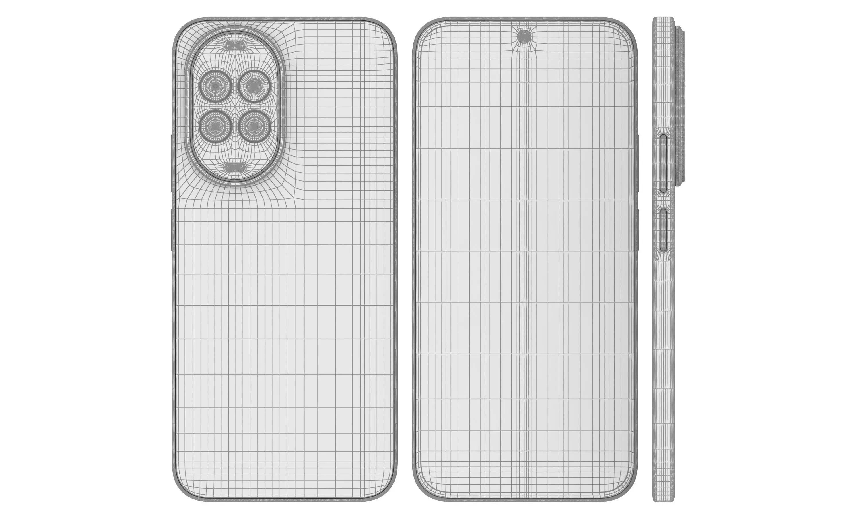 Huawei Nova 14 Lite Black 3D model_40