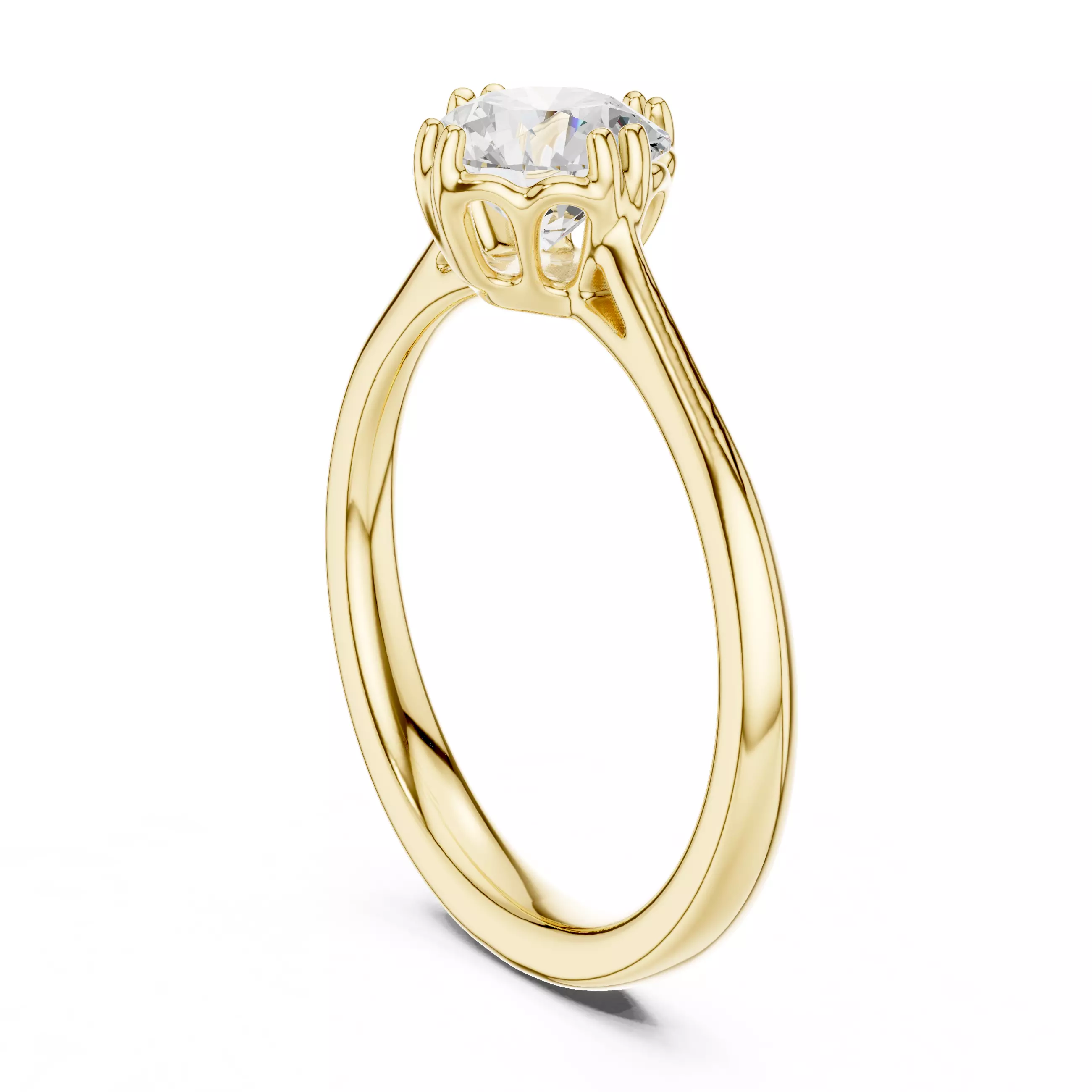 Mono Solitaire Ring 3dm stl renders animation videos details 3D print model_10