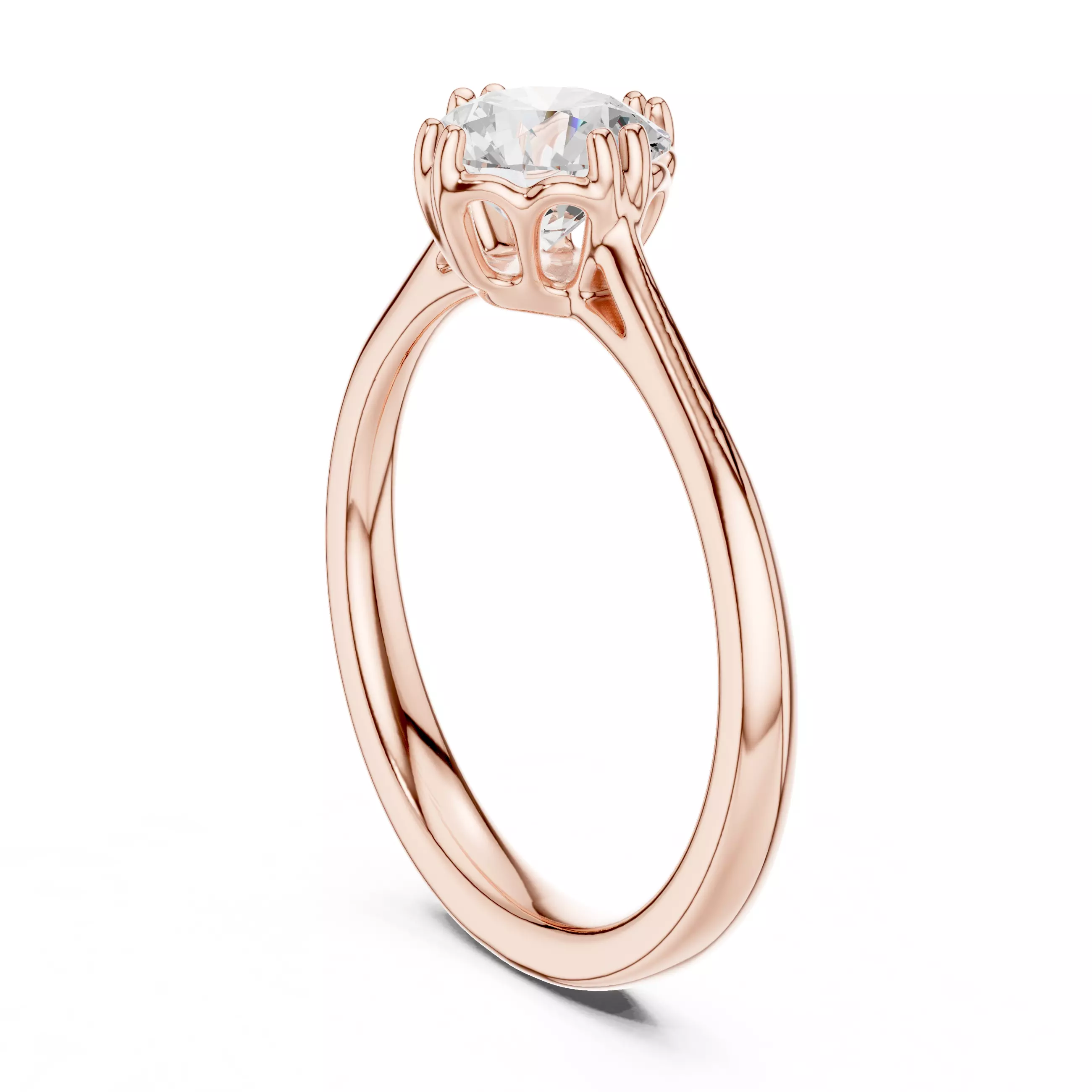 Mono Solitaire Ring 3dm stl renders animation videos details 3D print model_3