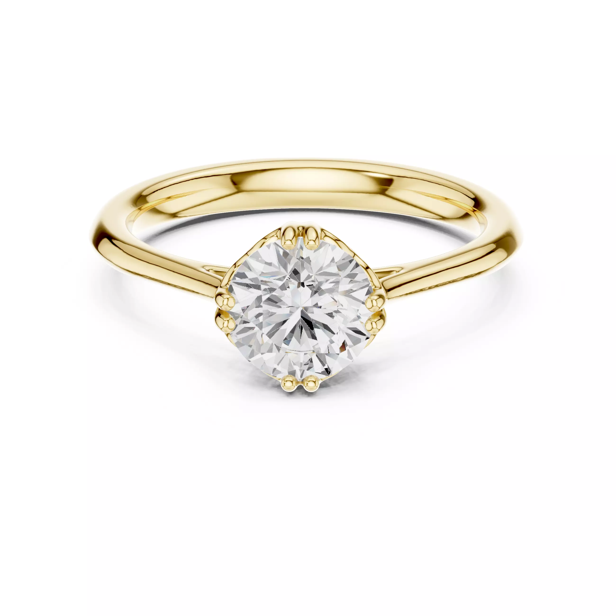 Mono Solitaire Ring 3dm stl renders animation videos details 3D print model_13