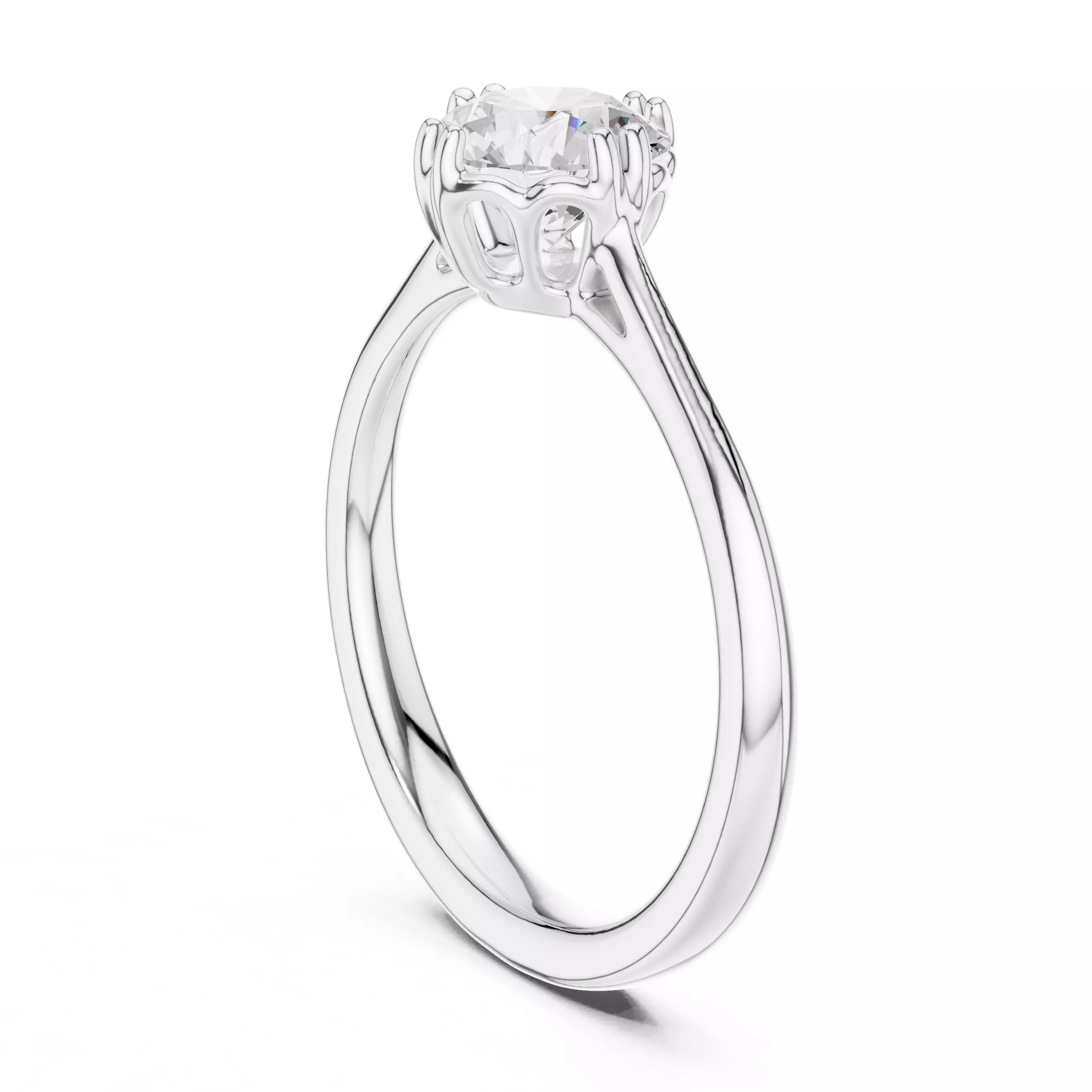 Mono Solitaire Ring 3dm stl renders animation videos details 3D print model_6