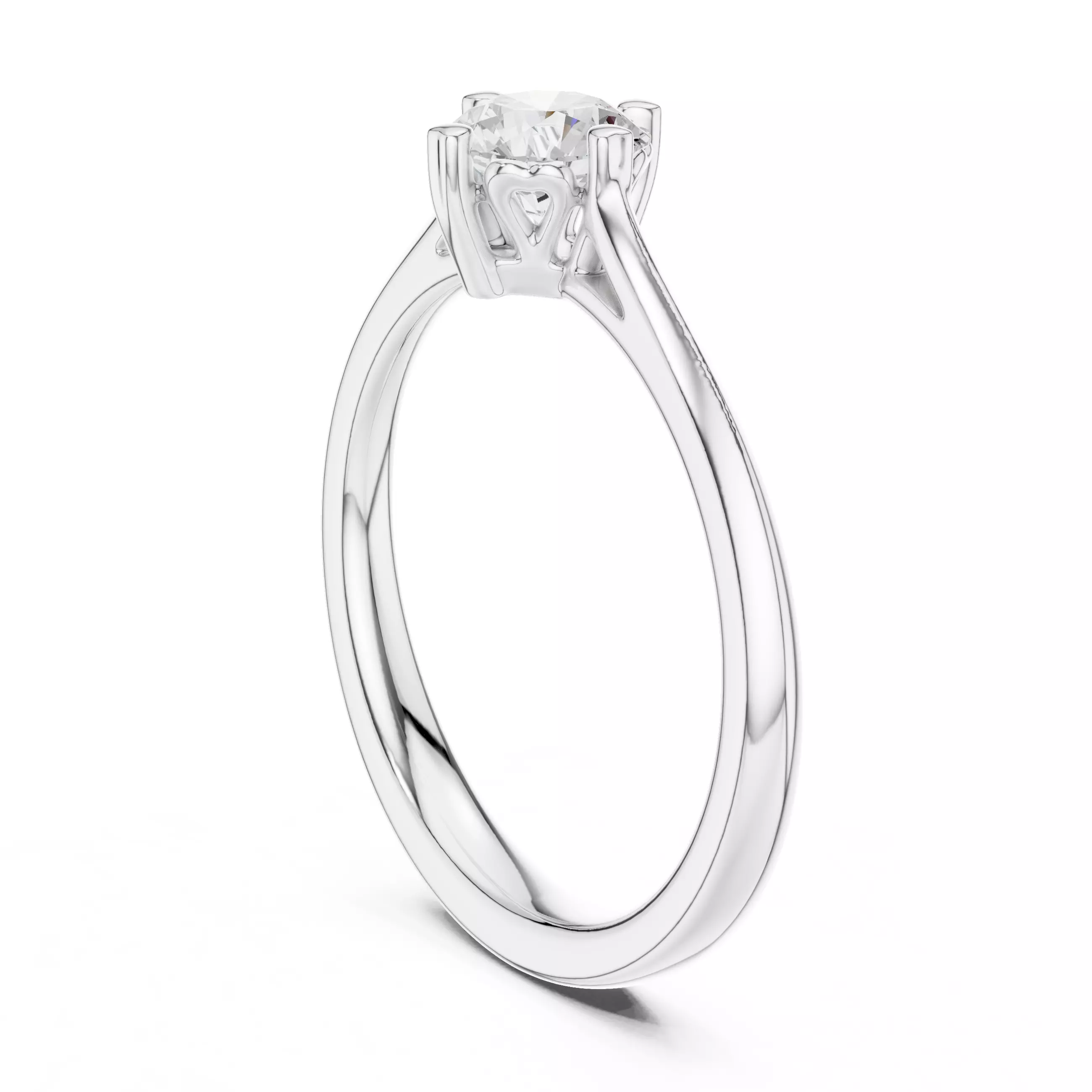 Mono Solitaire Ring 3dm stl renders animation videos details 3D print model_6