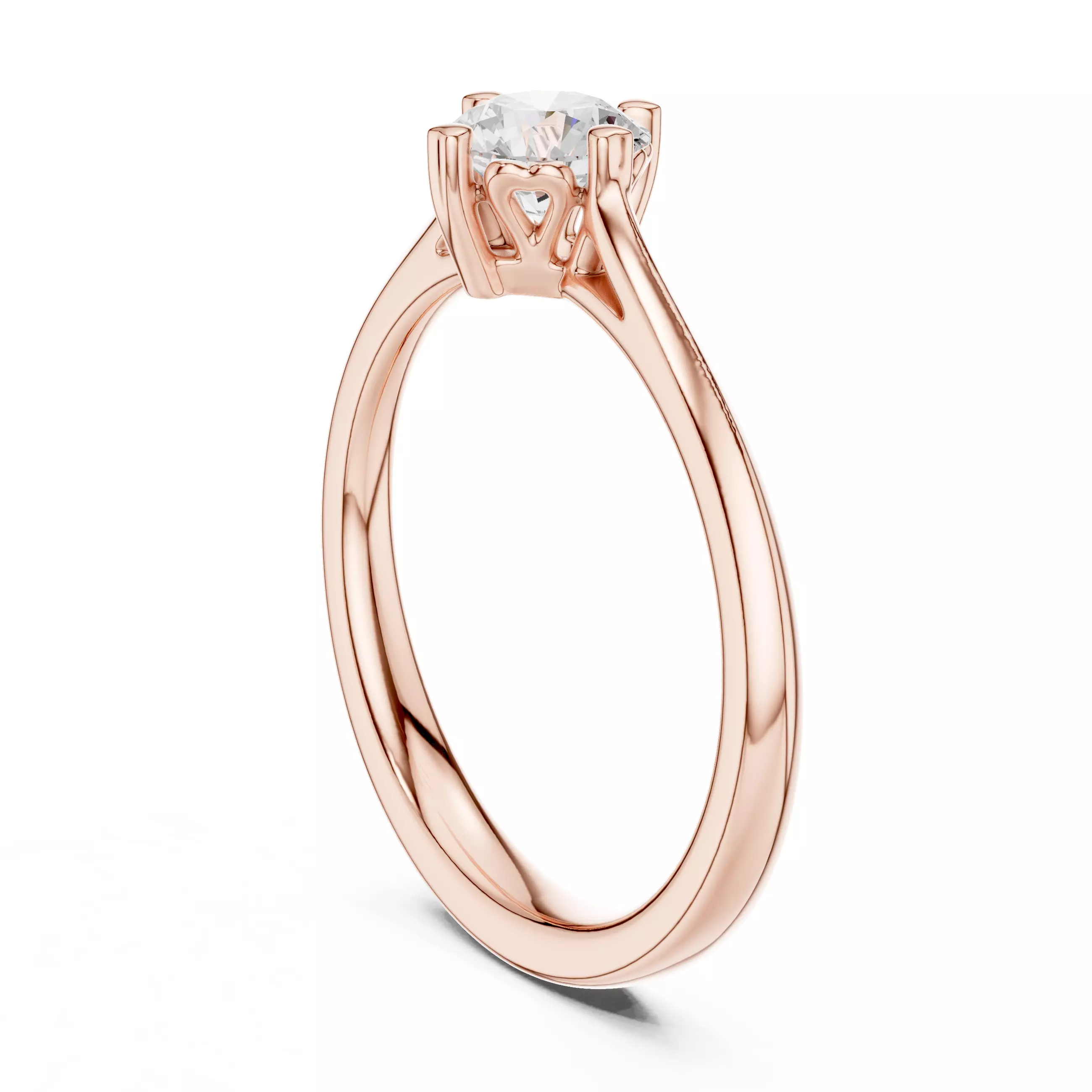 Mono Solitaire Ring 3dm stl renders animation videos details 3D print model_3