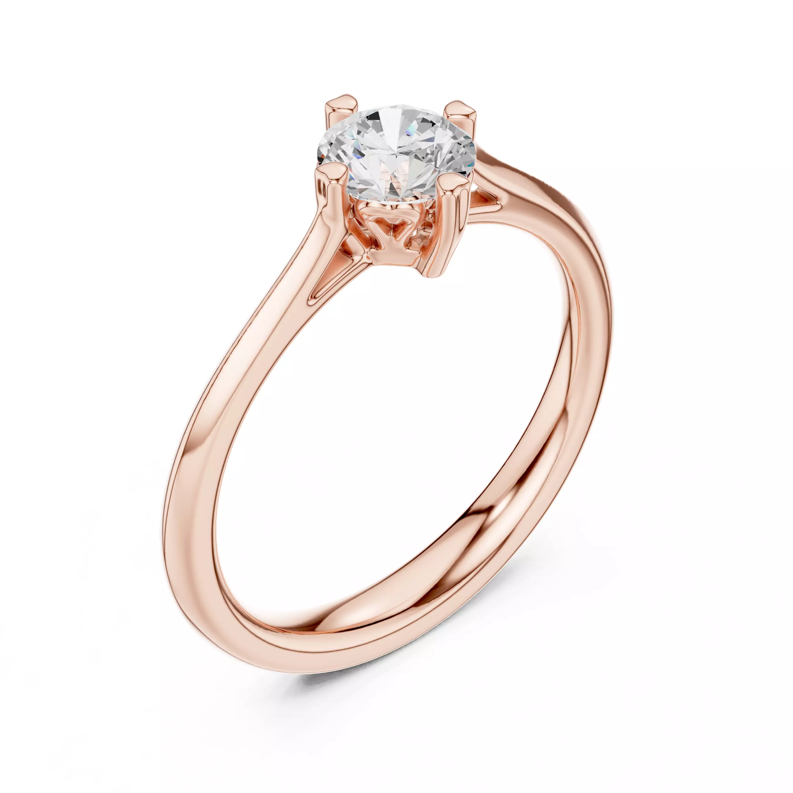 Mono Solitaire Ring 3dm stl renders animation videos details 3D print model_4