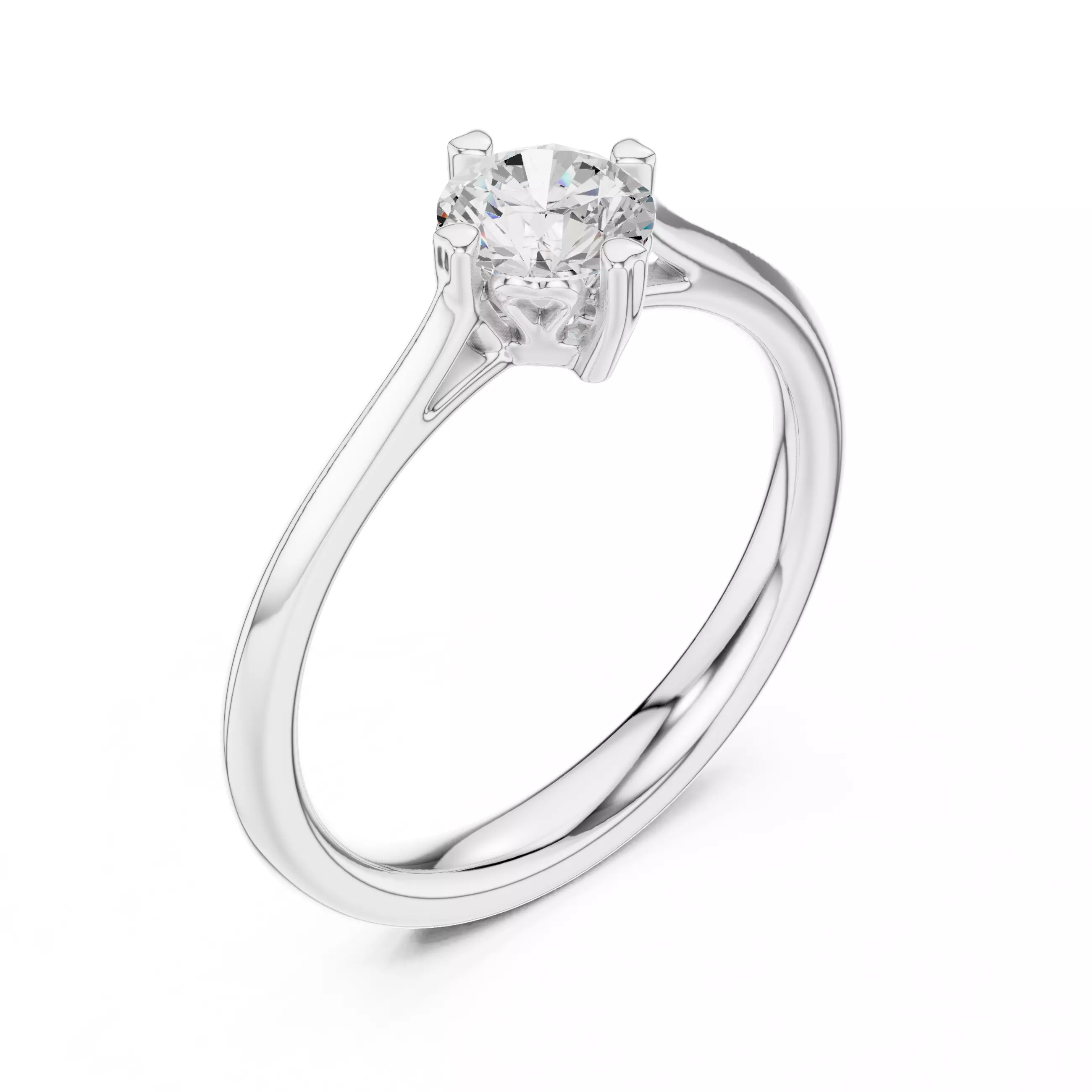 Mono Solitaire Ring 3dm stl renders animation videos details 3D print model_7