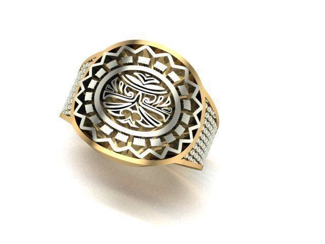 sintered man ring 3D print model