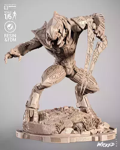 Wicked Video Games Arbiter Sculpture