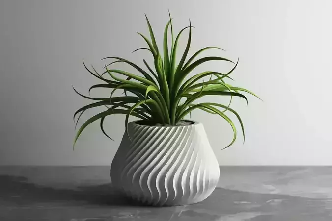vase pot planter 3d print c01 