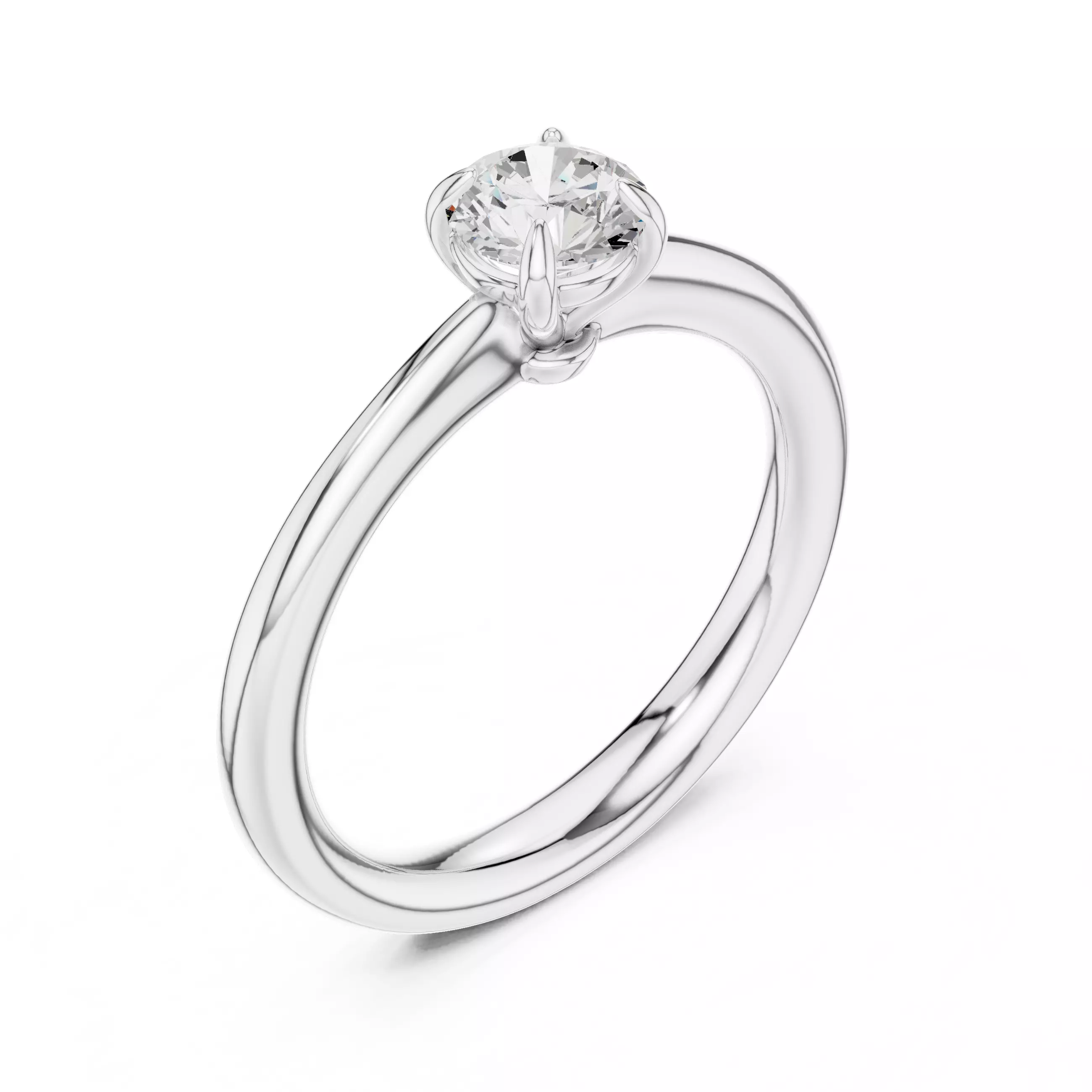 Mono Solitaire Ring 3dm stl renders animation videos details 3D print model_7