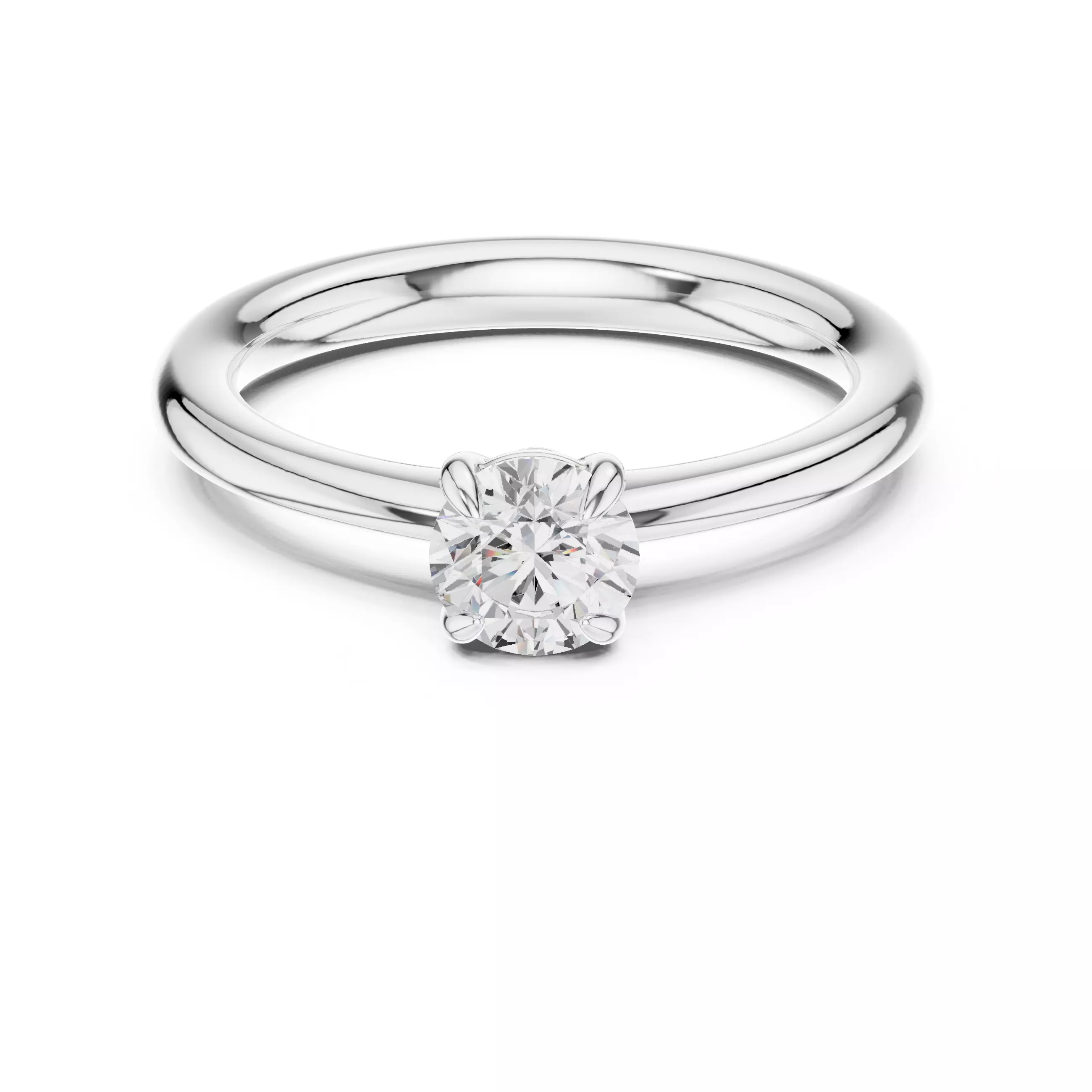 Mono Solitaire Ring 3dm stl renders animation videos details 3D print model_9