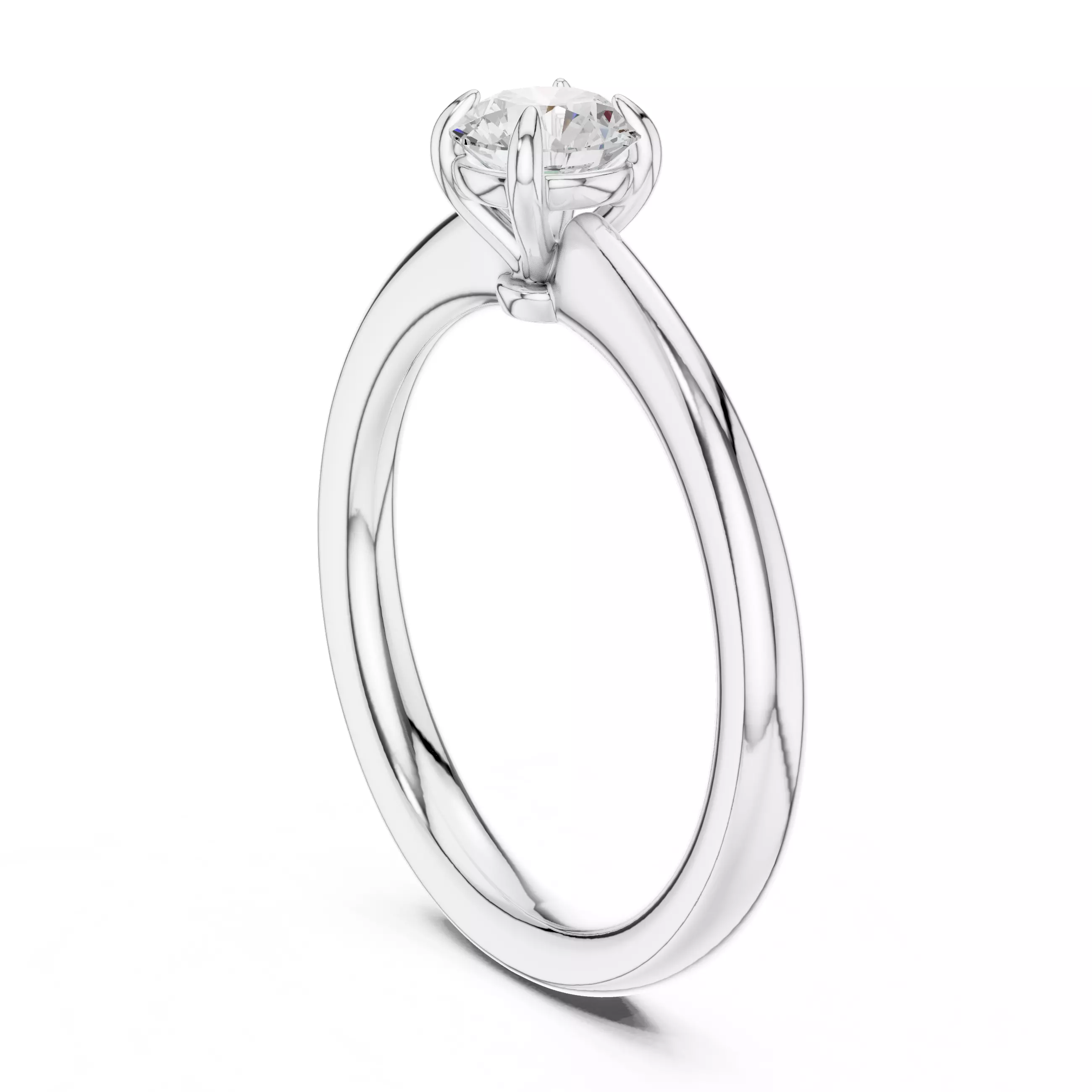 Mono Solitaire Ring 3dm stl renders animation videos details 3D print model_6