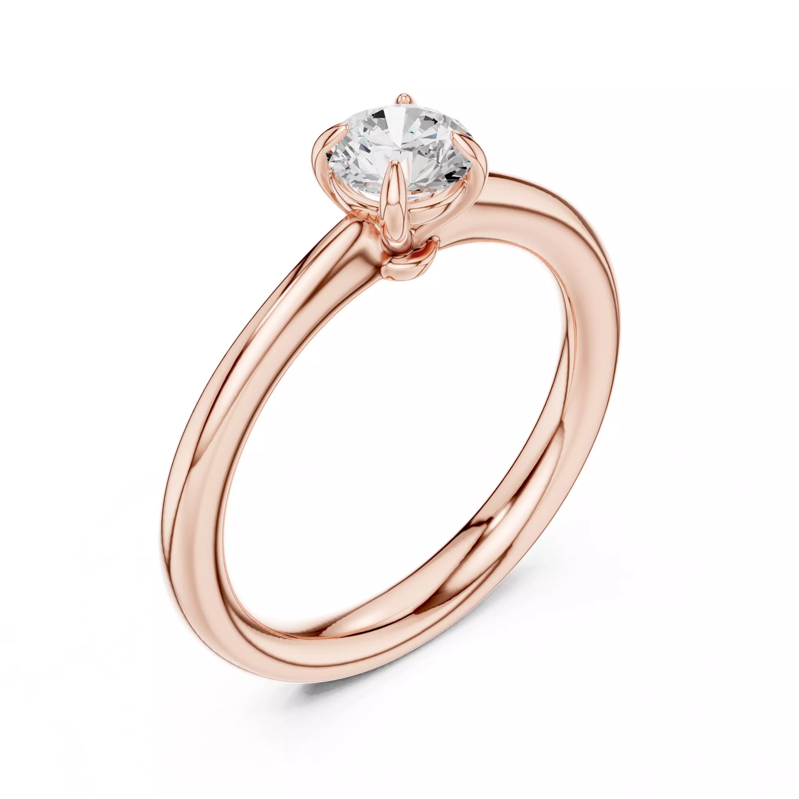 Mono Solitaire Ring 3dm stl renders animation videos details 3D print model_4