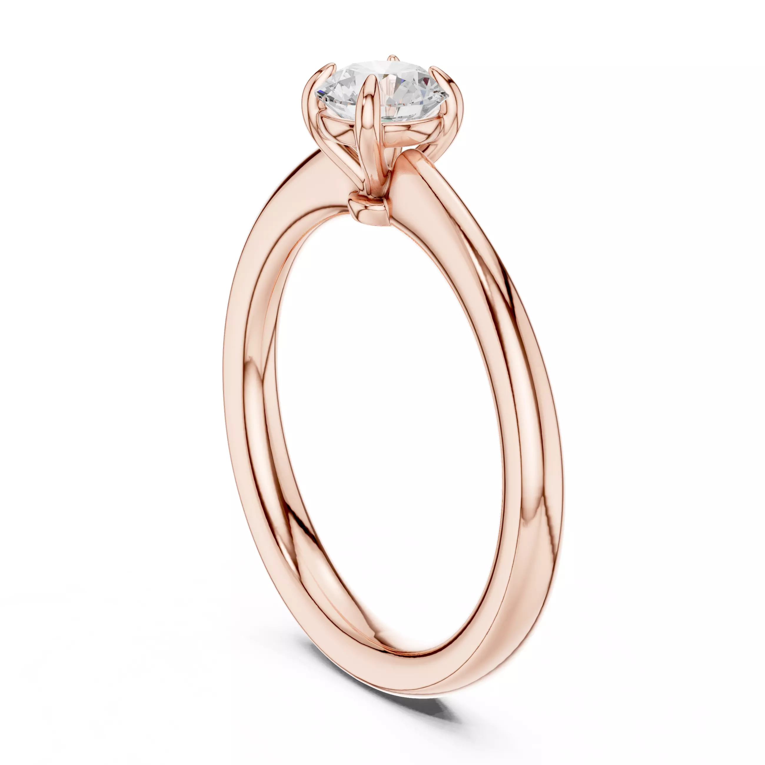 Mono Solitaire Ring 3dm stl renders animation videos details 3D print model_3