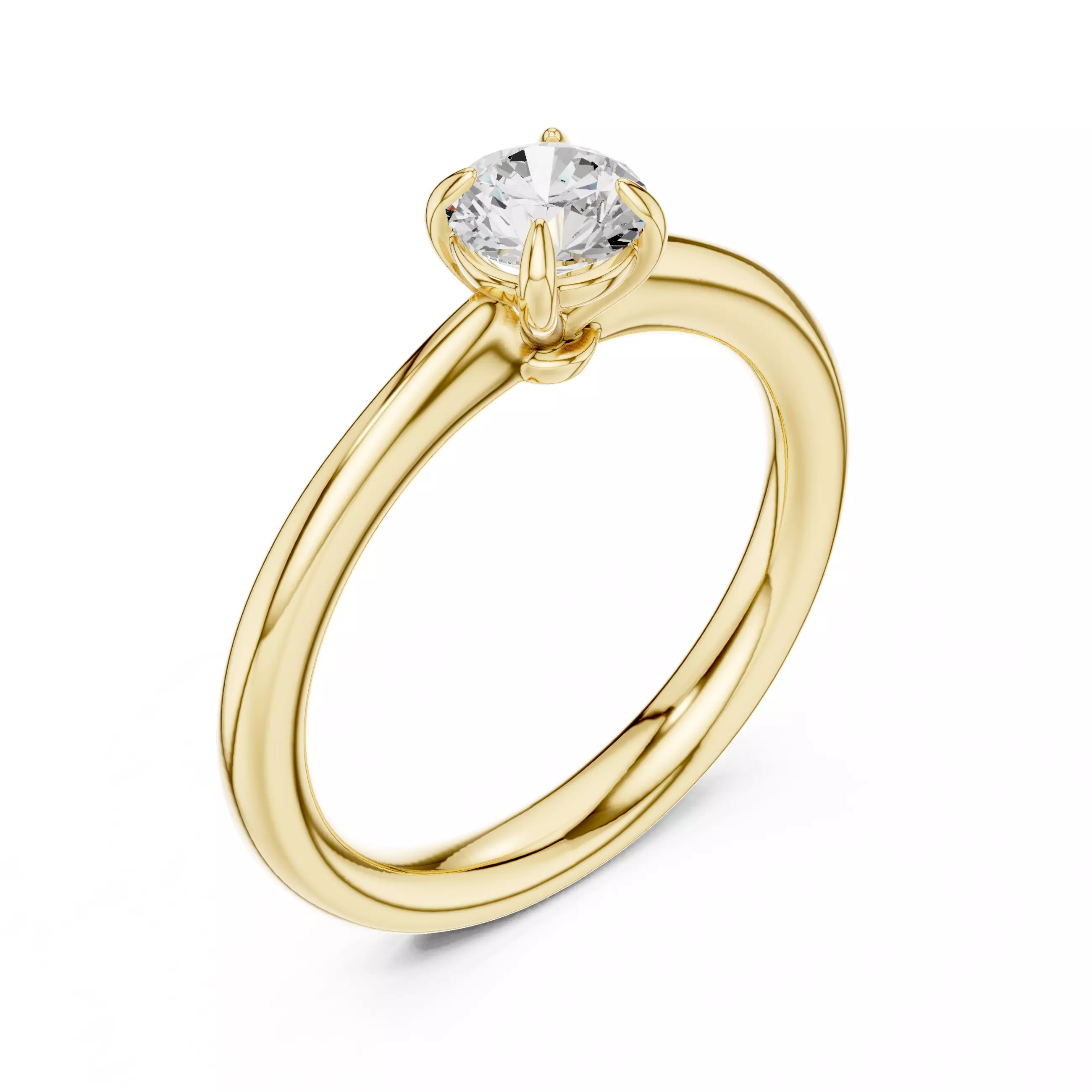 Mono Solitaire Ring 3dm stl renders animation videos details 3D print model_11