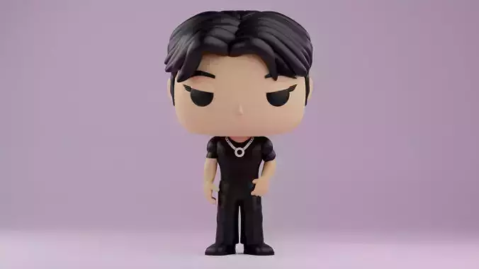 San funko from k pop band ATEEZ 3mf and stl