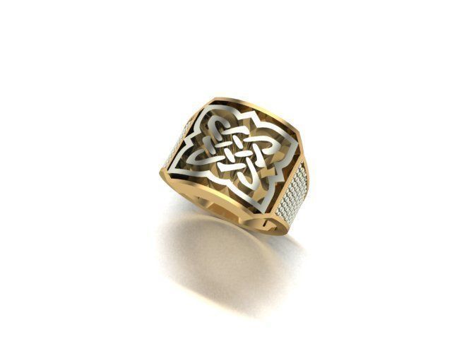 sintered man ring 3D print model