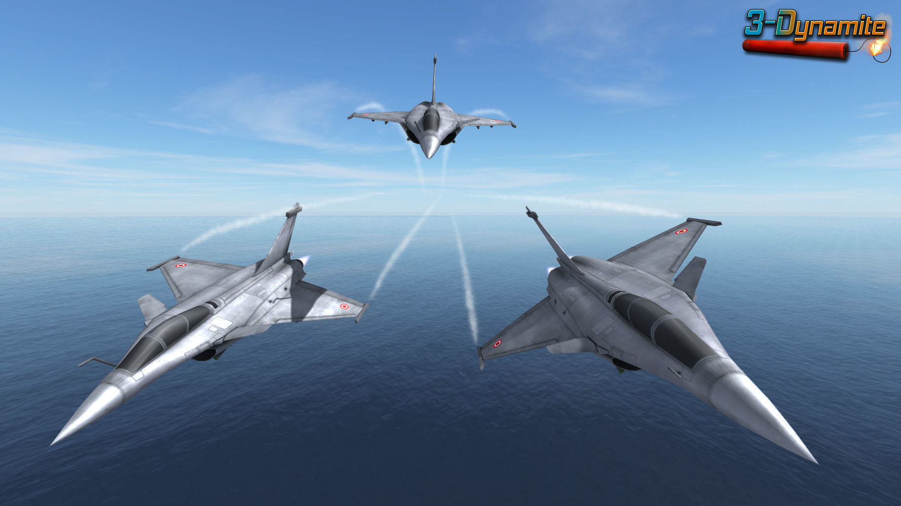 Mobile Low Poly Dassault Rafale Low-poly 3D model_13