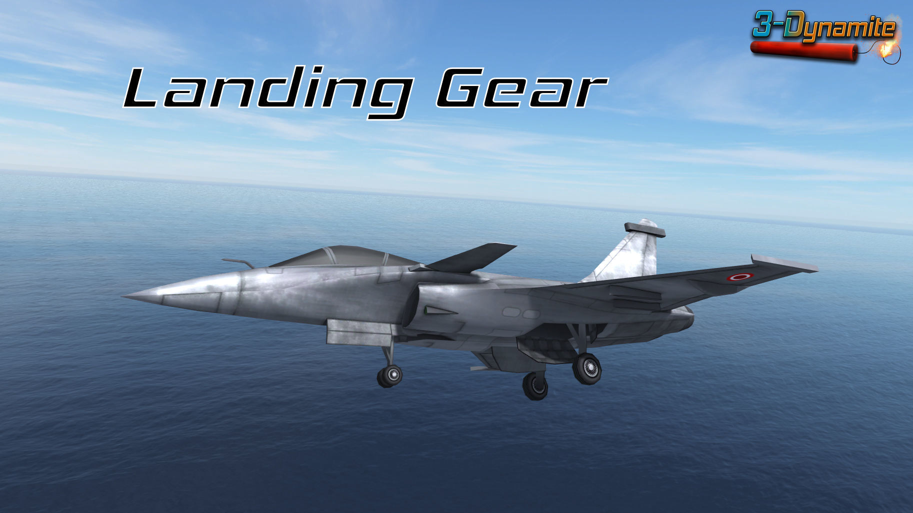 Mobile Low Poly Dassault Rafale Low-poly 3D model_2