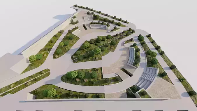 public park-Private Park Landscape