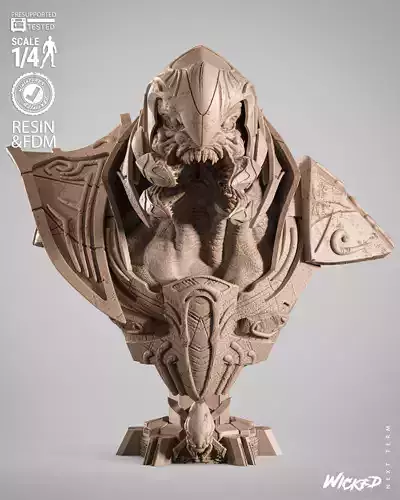 Wicked Movies Arbiter Portrait Bust