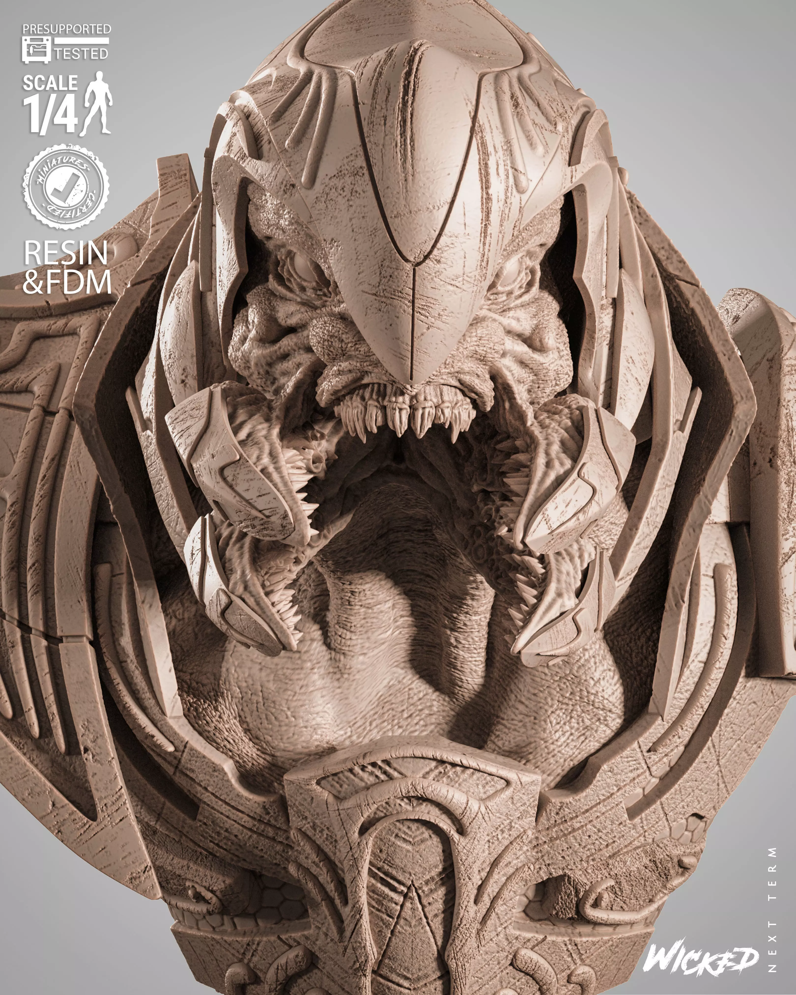 Wicked Movies Arbiter Portrait Bust 3D print model_32