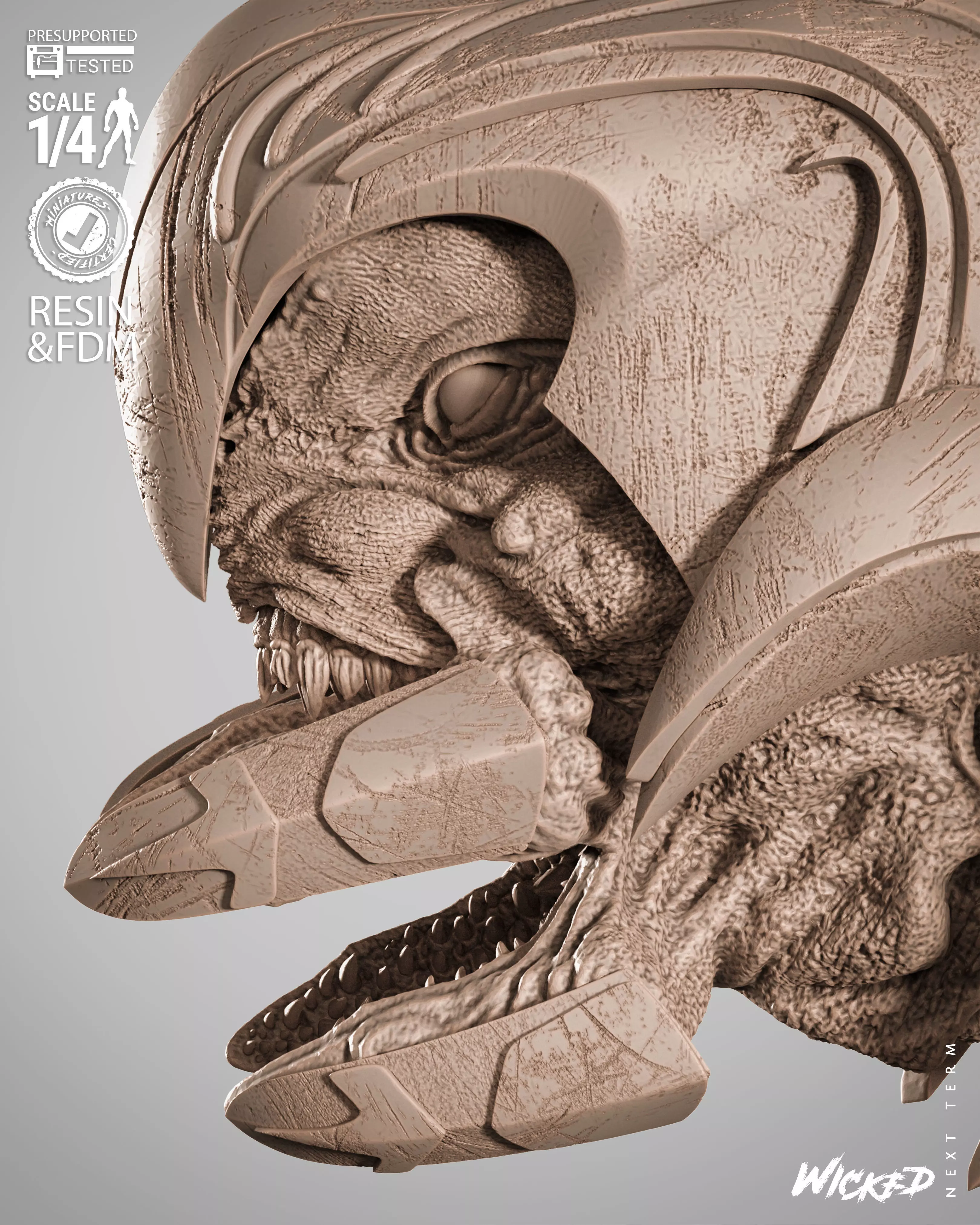 Wicked Movies Arbiter Portrait Bust 3D print model_16