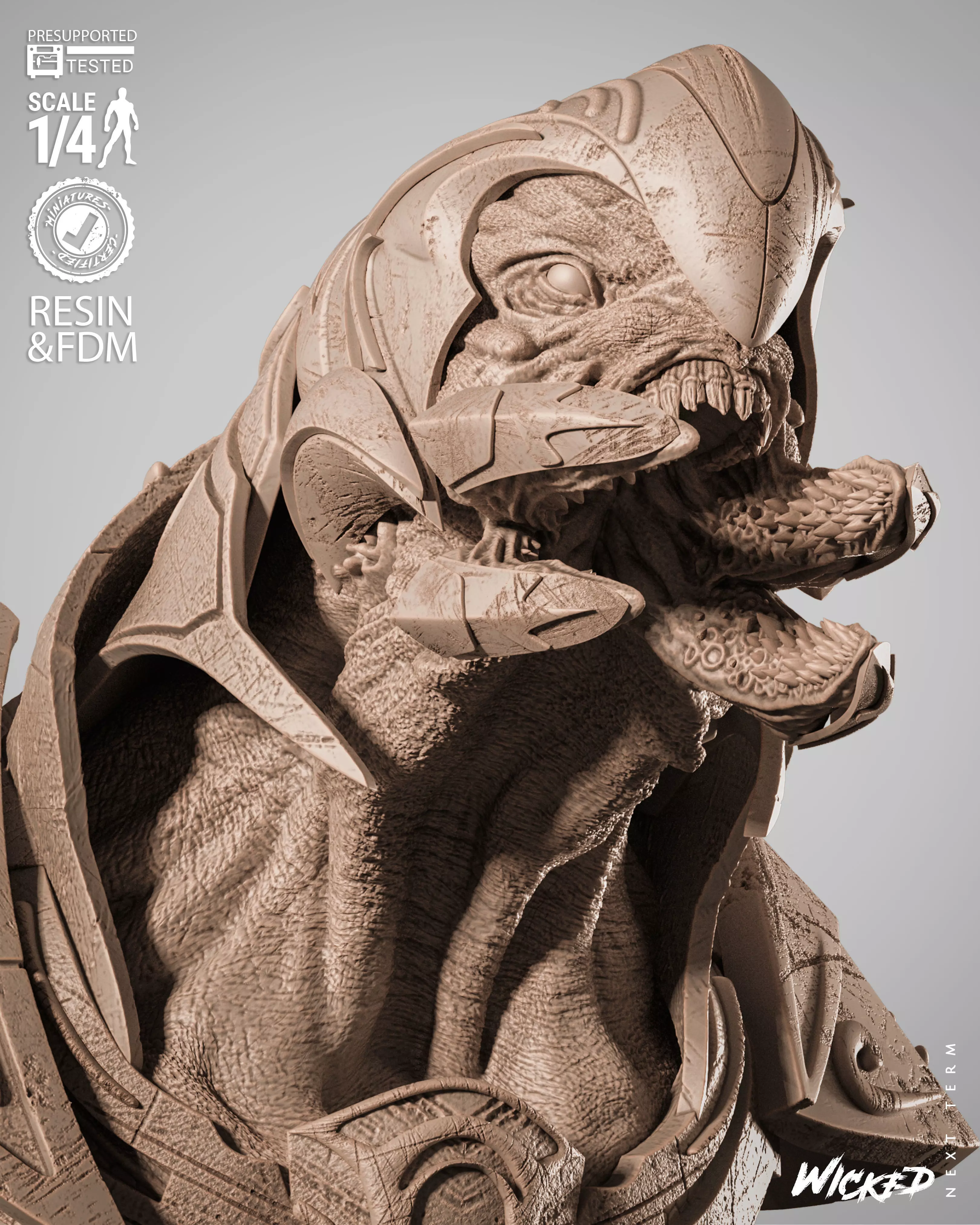 Wicked Movies Arbiter Portrait Bust 3D print model_1