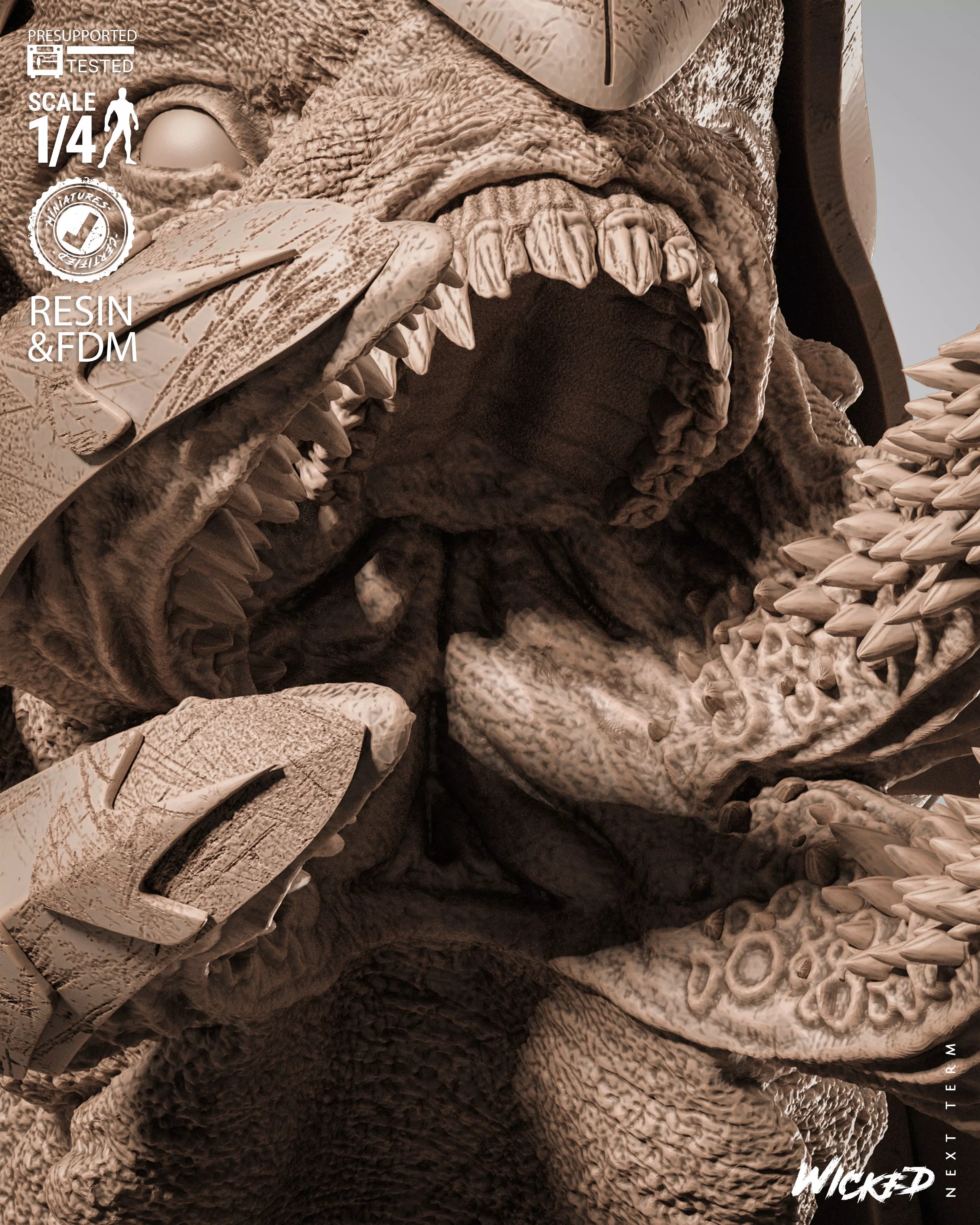 Wicked Movies Arbiter Portrait Bust 3D print model_39