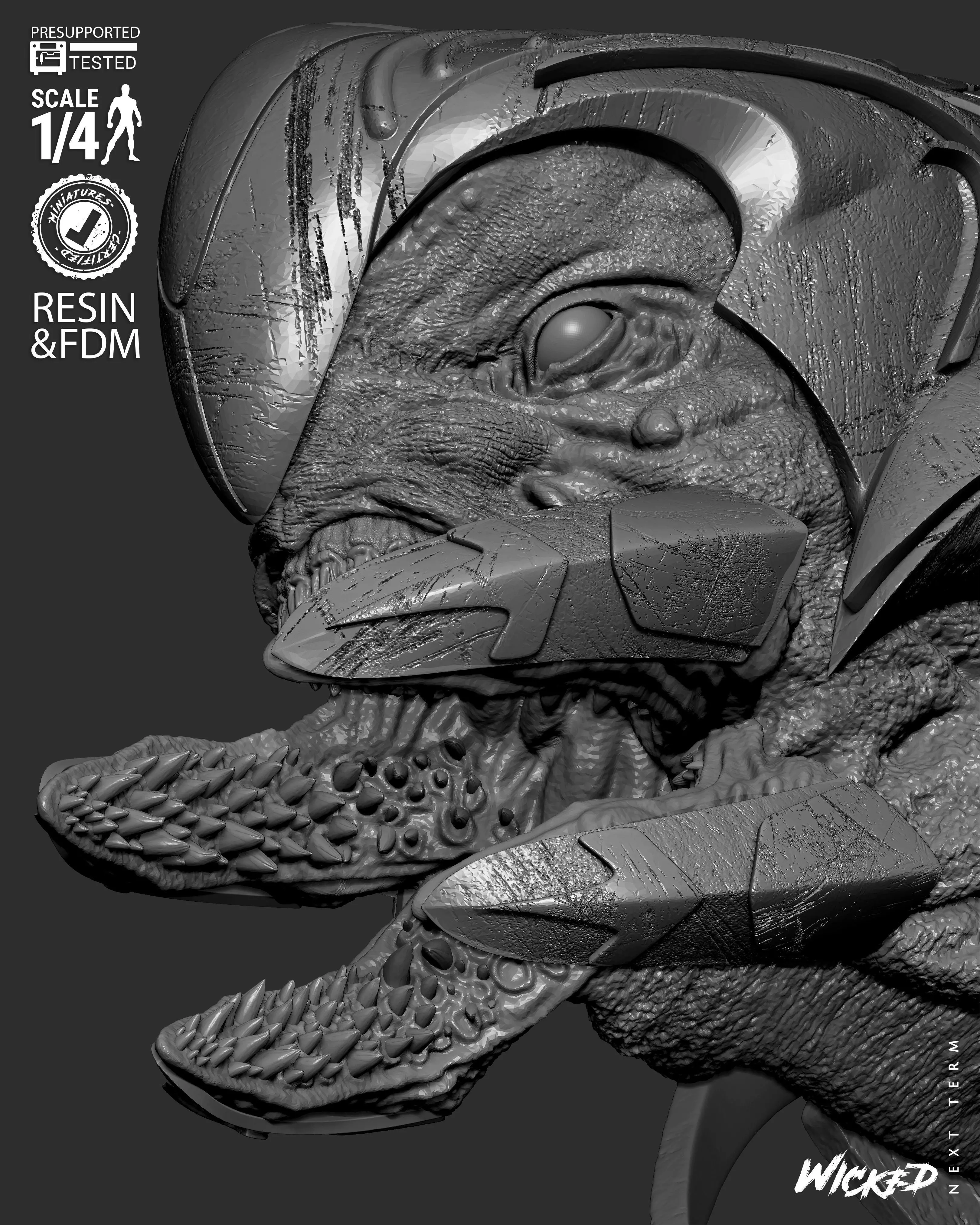 Wicked Movies Arbiter Portrait Bust 3D print model_27