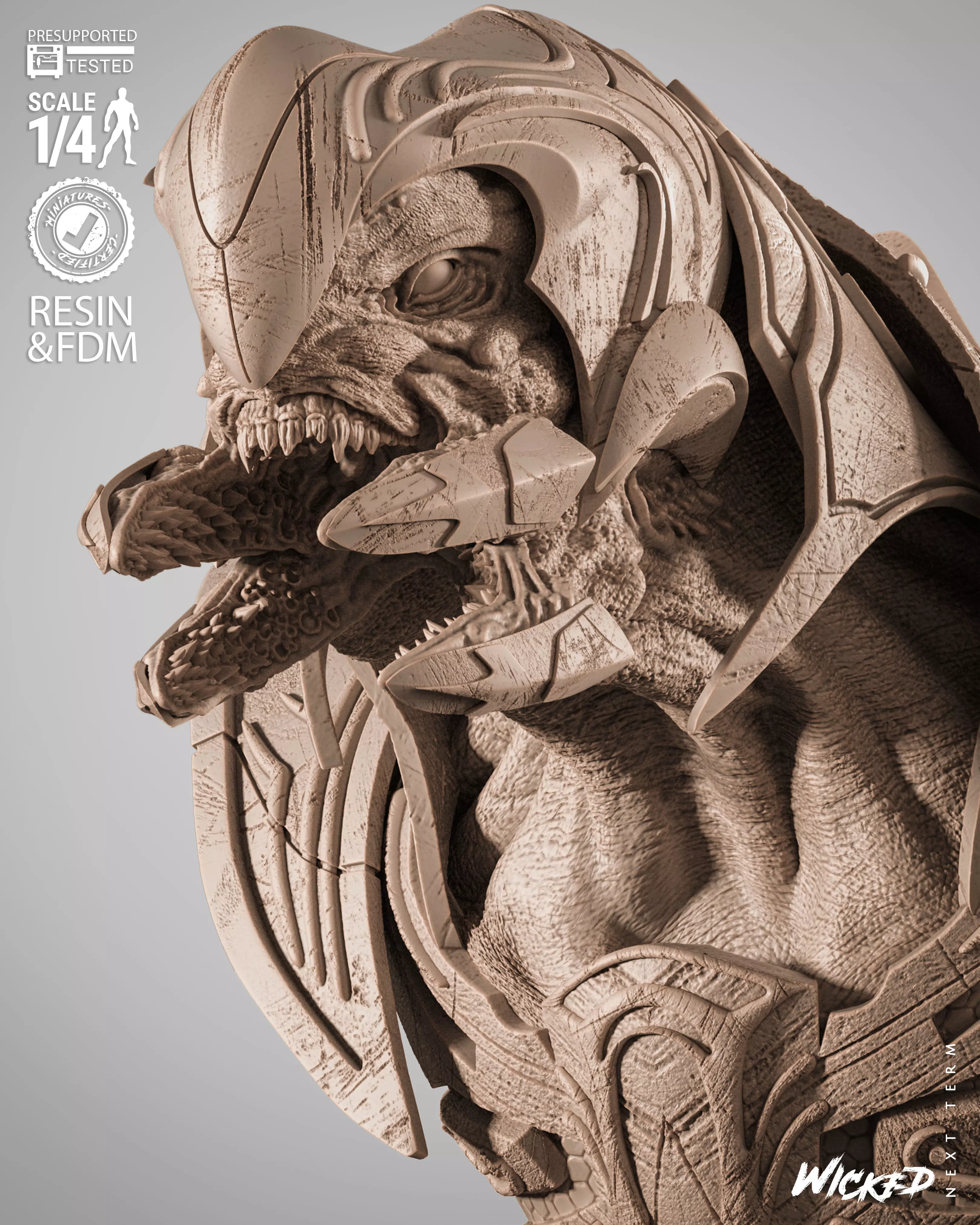 Wicked Movies Arbiter Portrait Bust 3D print model_36