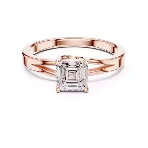 Mono Emerald Solitaire Ring 3dm stl renders animation