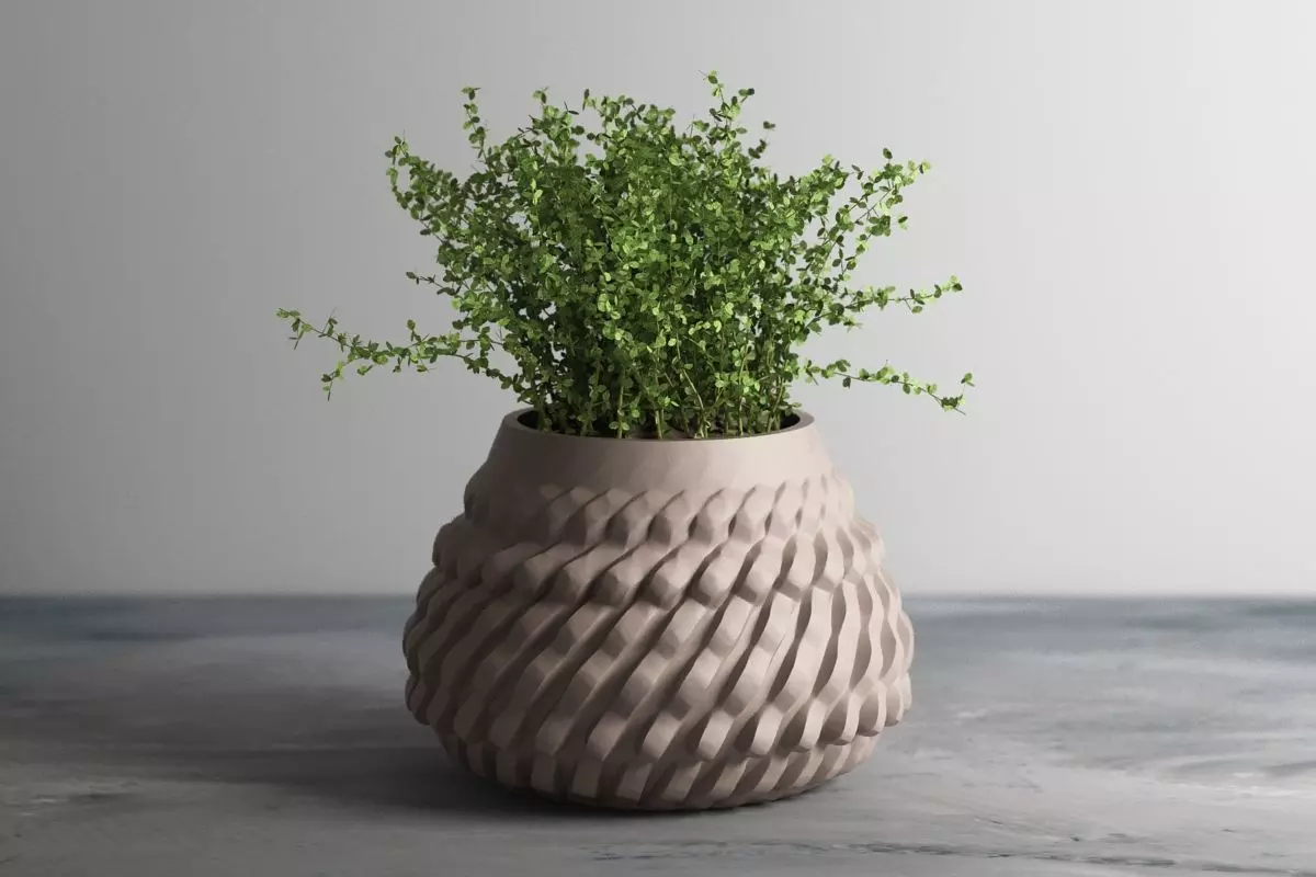 vase pot planter 3d print c04 3D print model