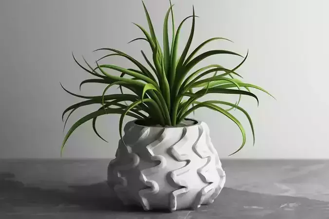 vase pot planter 3d print c05 