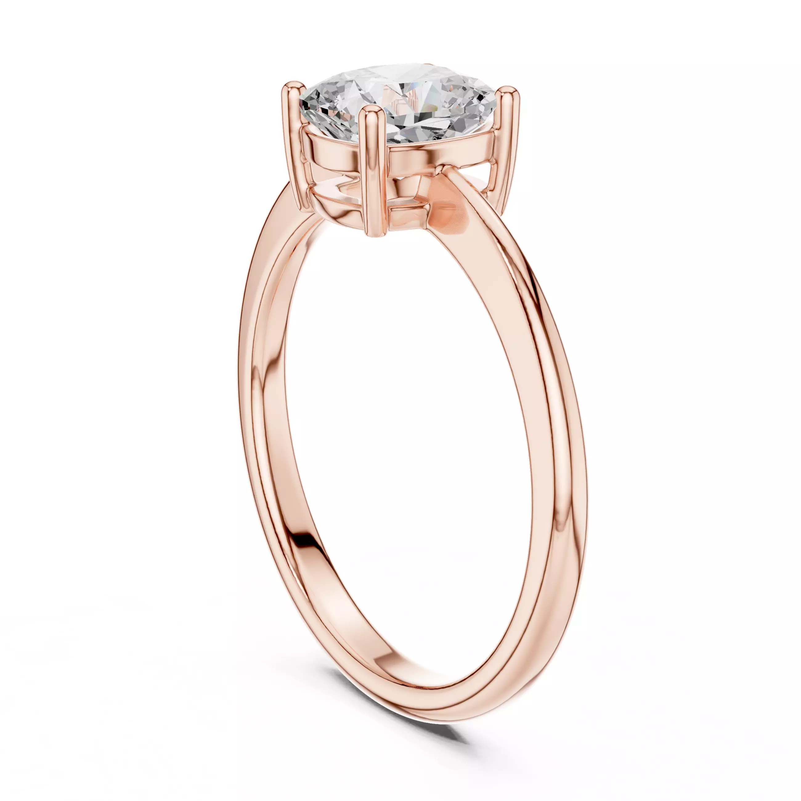 Mono Solitaire Ring 3dm stl renders animation videos details 3D print model_3