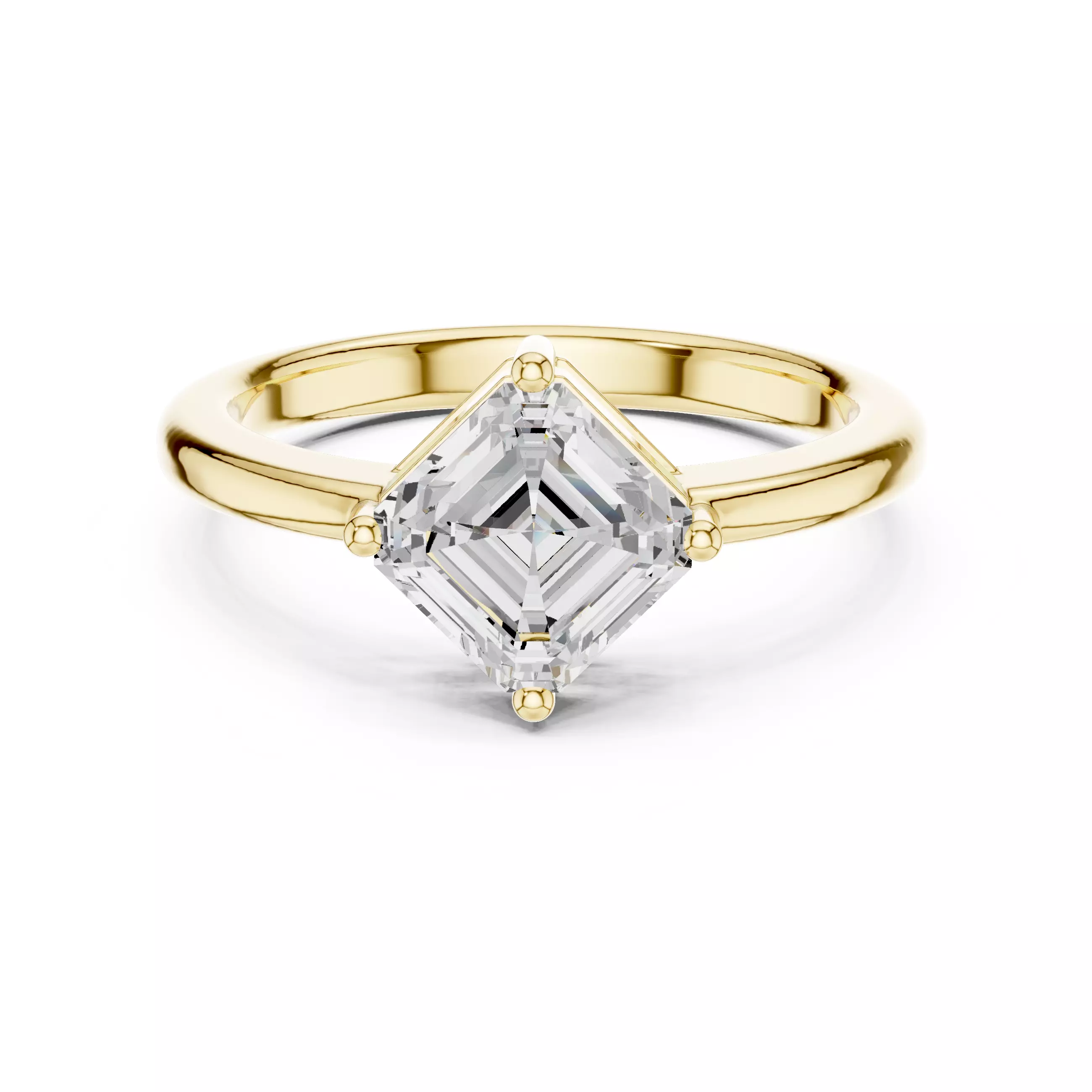 Solitaire Ring 3dm stl renders animation videos details 3D print model_13