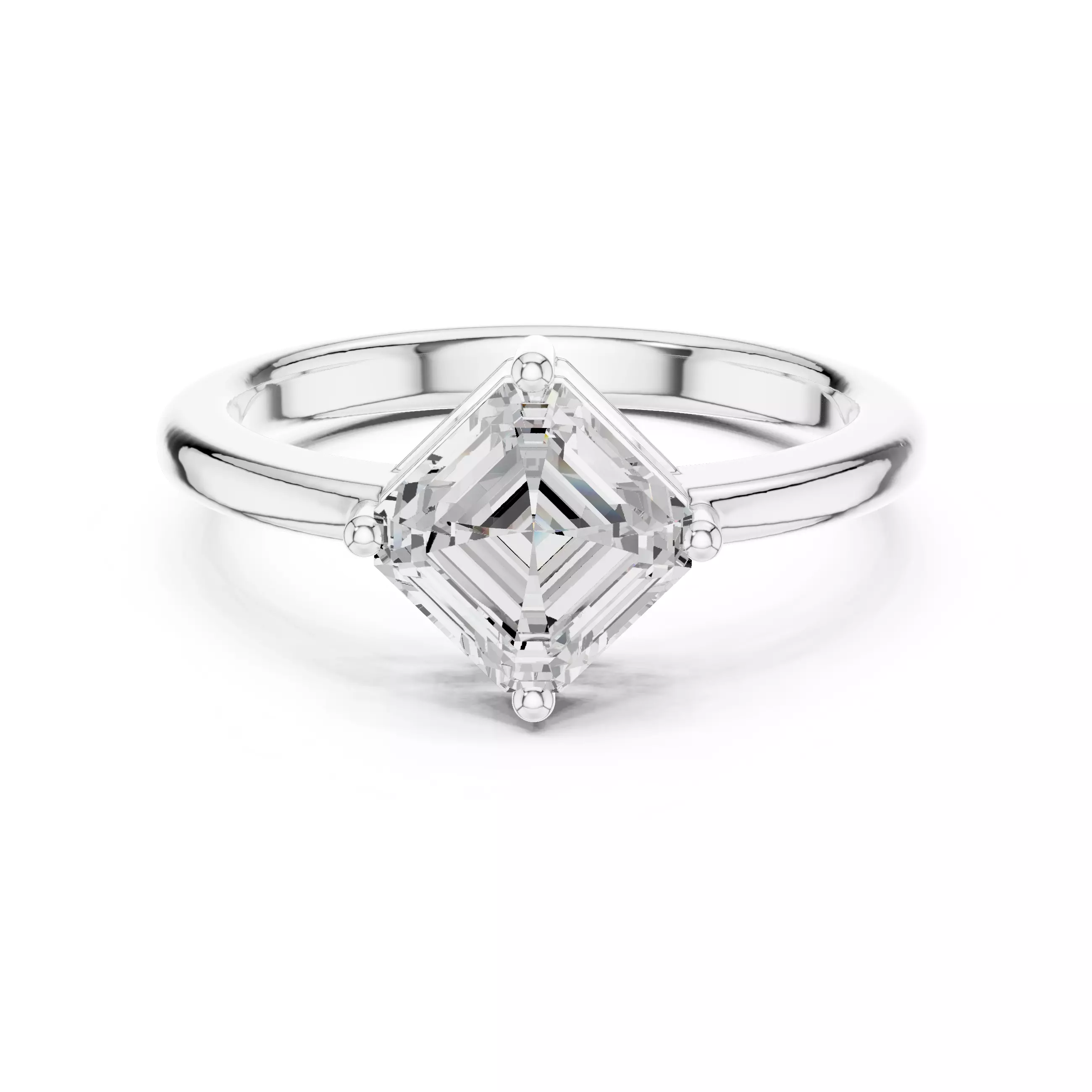 Solitaire Ring 3dm stl renders animation videos details 3D print model_9