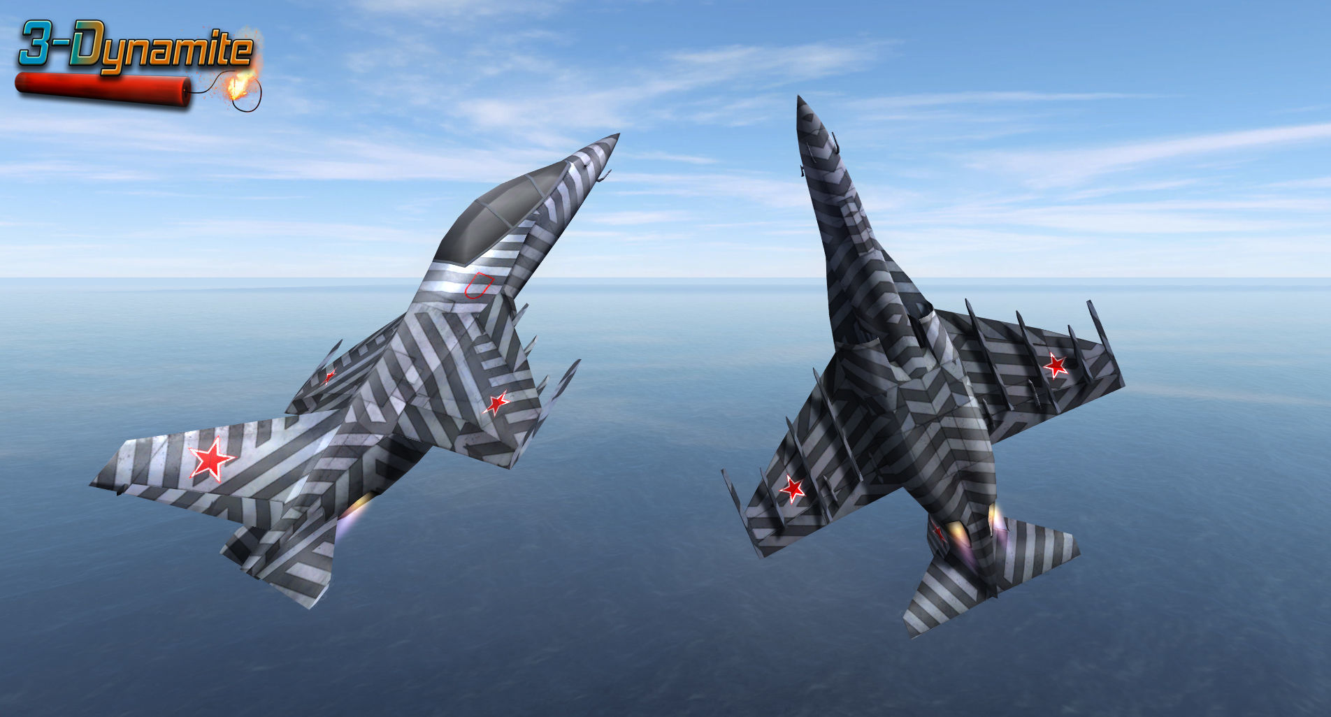 Mobile Low Poly Yakovlev Yak130 Low-poly 3D model_8