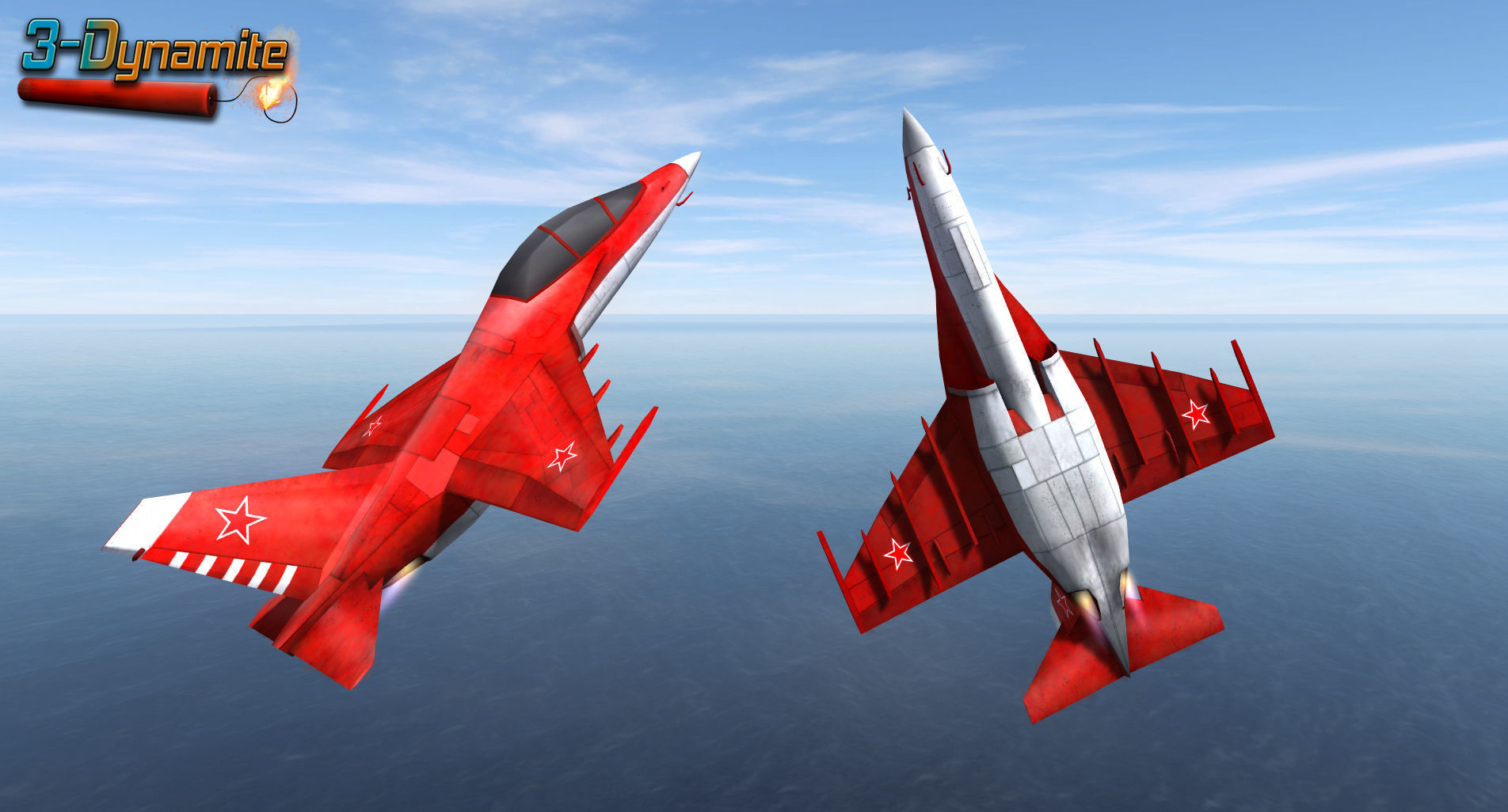 Mobile Low Poly Yakovlev Yak130 Low-poly 3D model_7
