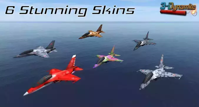 Mobile Low Poly Yakovlev Yak130 Low-poly 3D model
