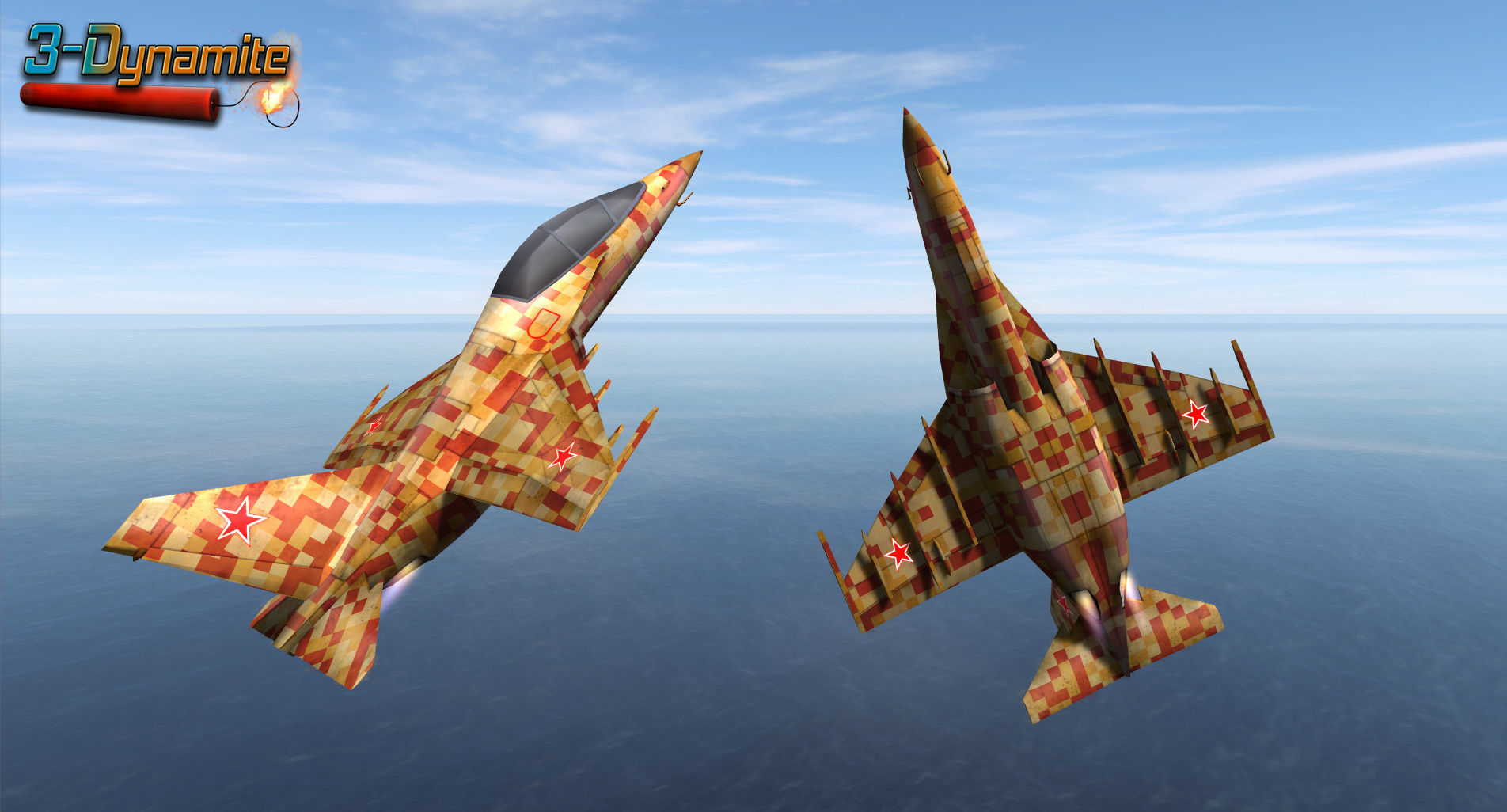 Mobile Low Poly Yakovlev Yak130 Low-poly 3D model_5