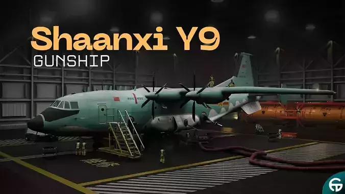 Realistic Shaanxi Y9 Gunship
