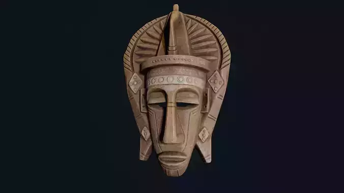 African Decor Mask 6
