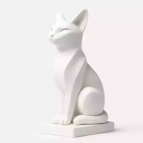 Spirit of the Cat Sculpture inspired by feline elegance