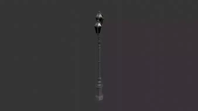 Freestanding Exterior Lantern Street Lamp