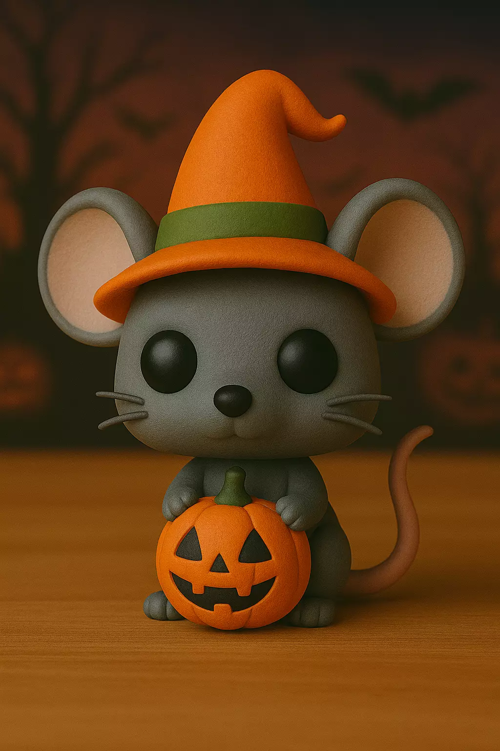 Decoracion Halloween POP Raton 3D print model