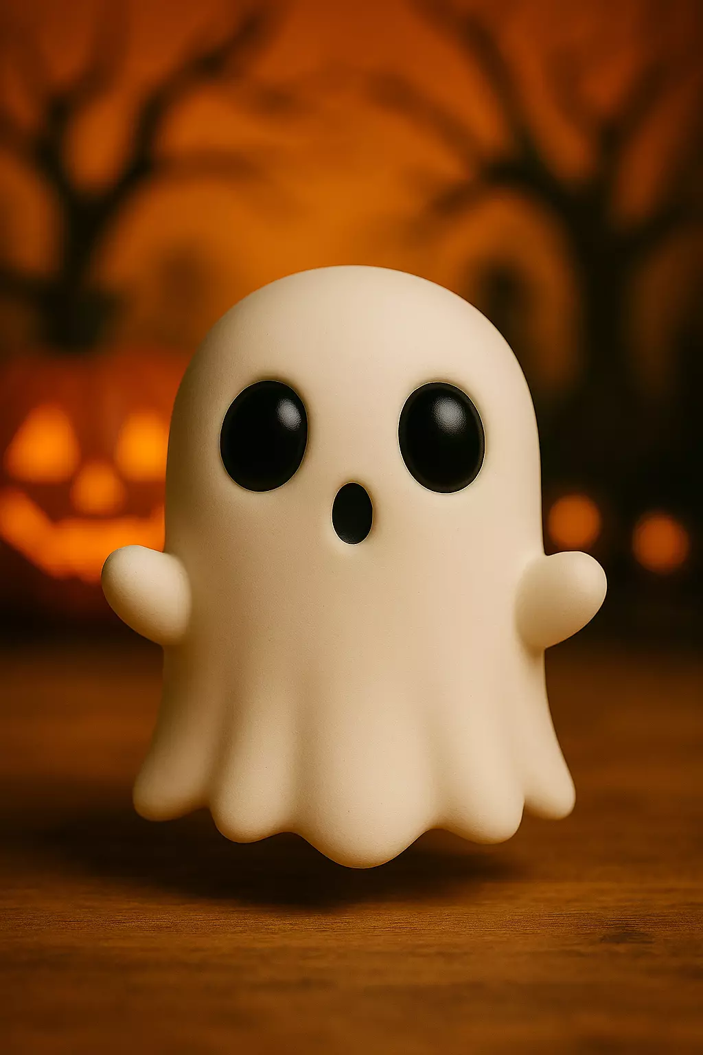 Decoracion Halloween POP Fantasma 3D print model_0