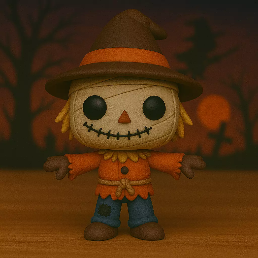 Decoracion Halloween POP Espantapajaro 3D print model_0