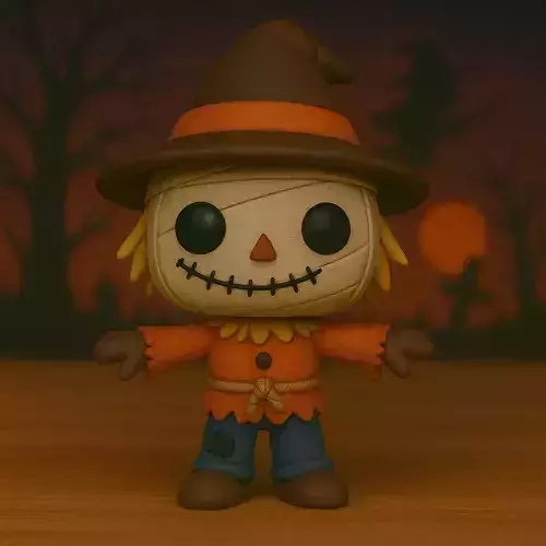 Decoracion Halloween POP Espantapajaro 3D print model Decoracion Halloween POP Espantapajaro 3D print model